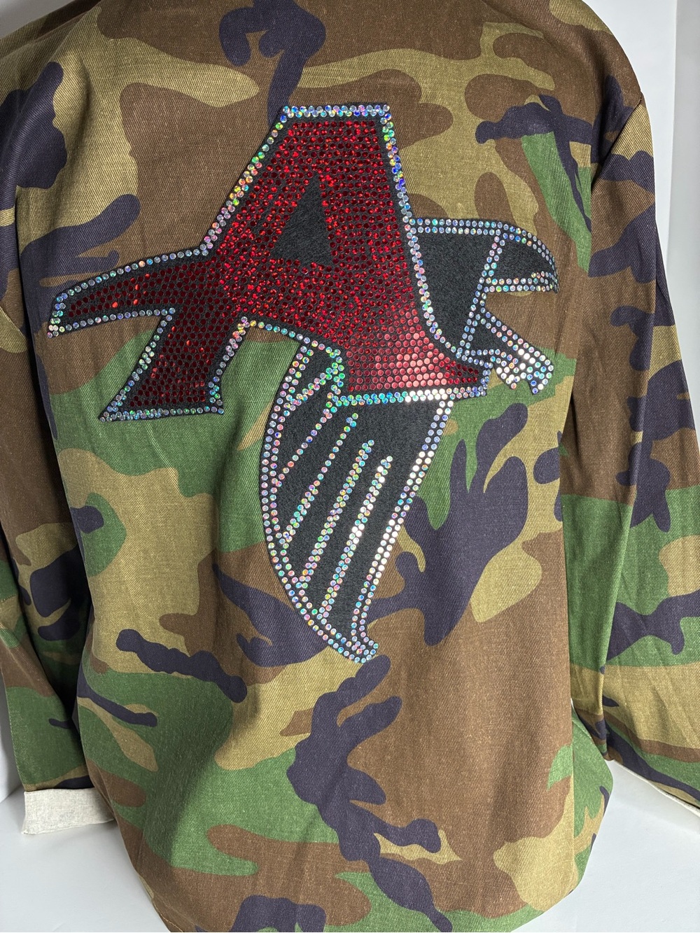 Atl Falcons Embellished Camo Jacket - Picture 3 of 3